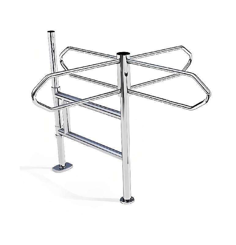 Tourniquet de magasin - Rotation 360° - Finition Chromée - Capot en ABS chromé_3