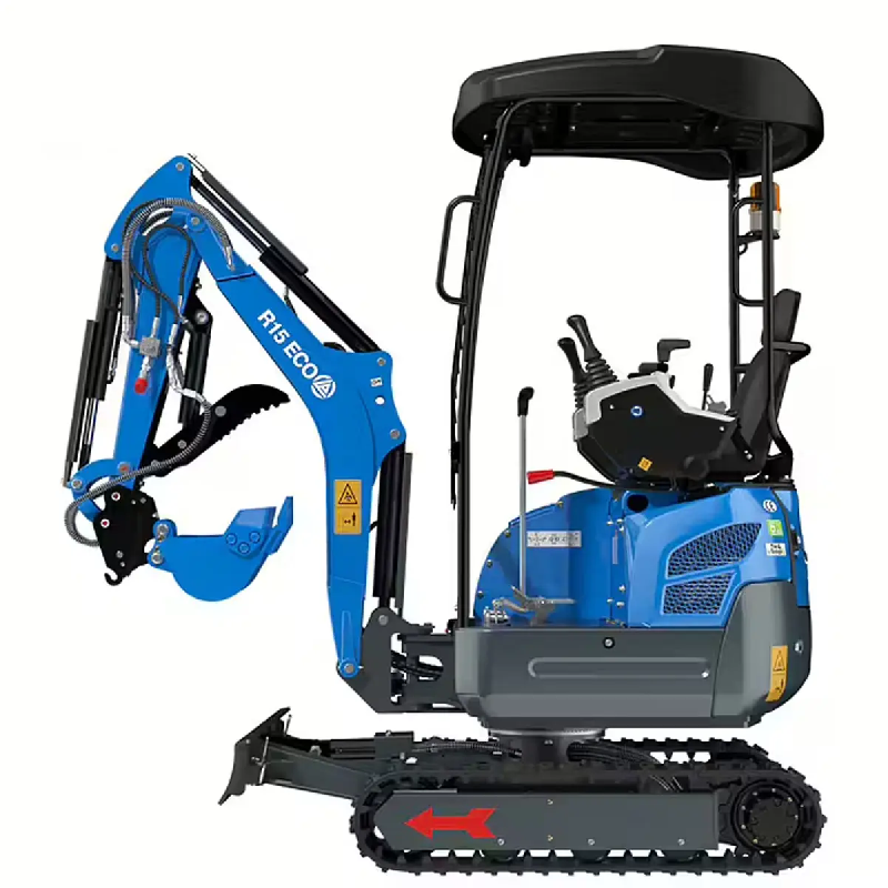 Mini pelle 1500 kg neuve Canopy Rippa R15-5 avec godets_3