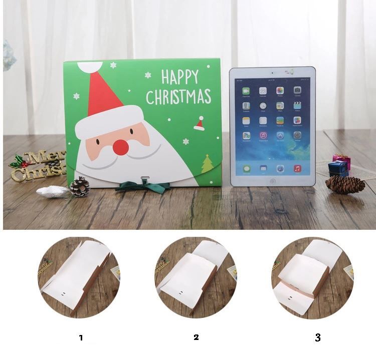 Boîtes de cadeaux de Noël - OEM - Boîte en papier écologique personnalisable_3