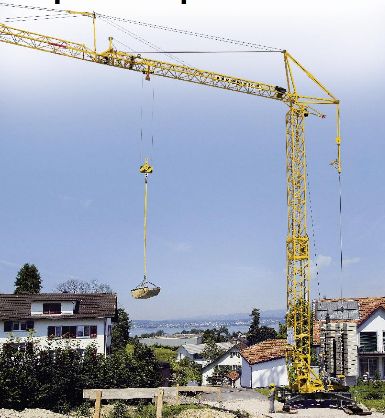 Grue à montage rapide 42 K.1 avec position de flèche relevée à 30°
