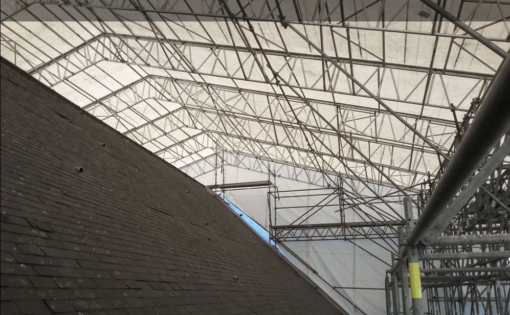 Échafaudage de protection BRIO - ULMA - configurations multiples, montage rapide et protection contre intempéries_3