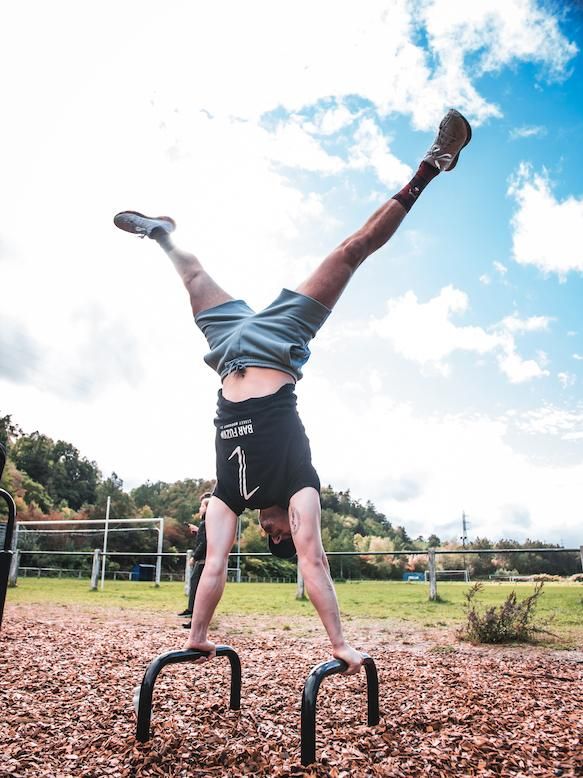 Parallettes basses - Gamme Street Workout DAMAPRO_3