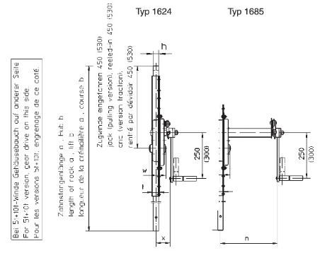 Treuil à crémaillère 1685 - Haacon France - capacité de levage 1,5 à 10 tonnes, manivelle autoblocante_3