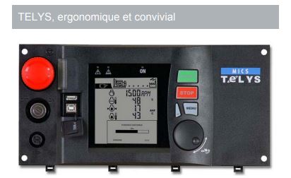 Groupe électrogène industriel 65 kVA - Diesel - Moteur Stage 3A - Réf : GE-16_3