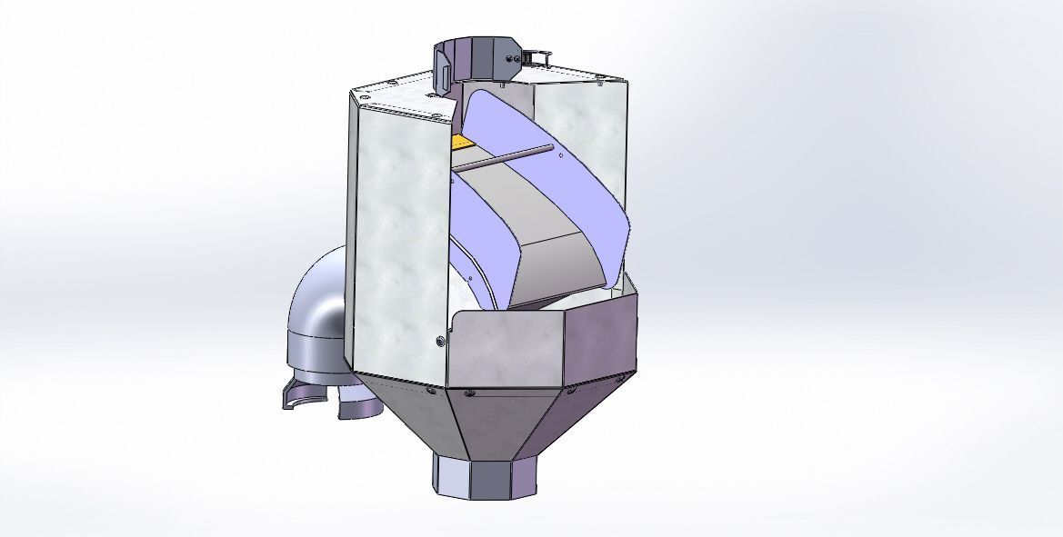 Collecteur d'eau avec triple filtration et sortie latérale 110 mm