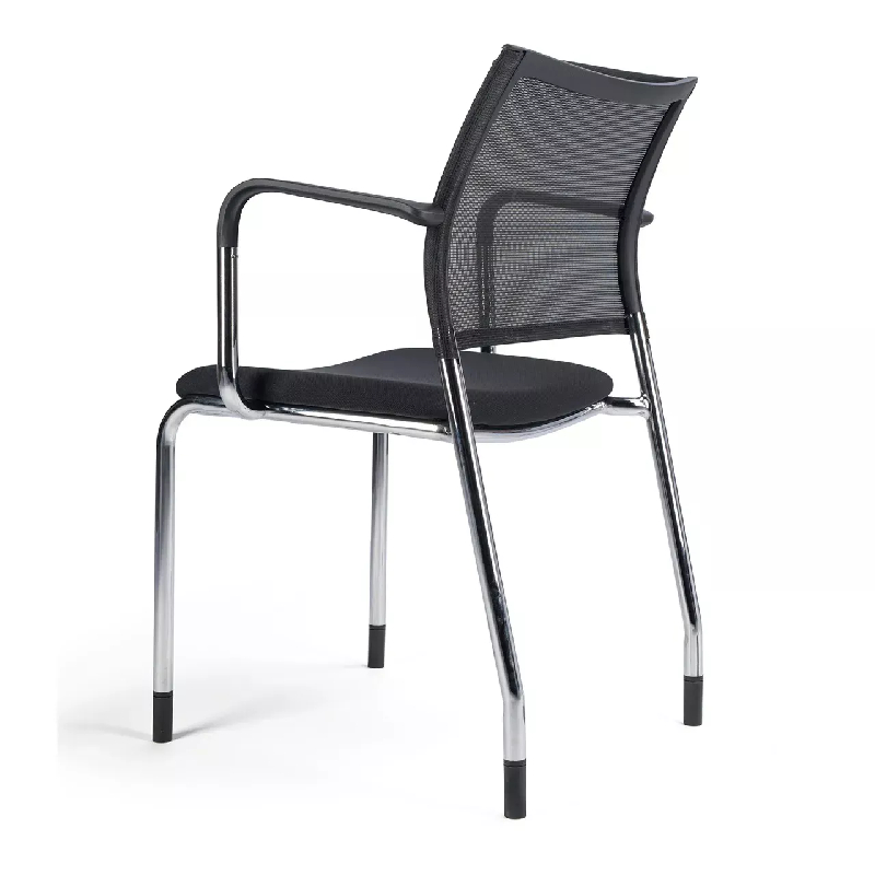 Fauteuil visiteur avec accoudoirs et empilable So Côme - Z10, Roulettes_3