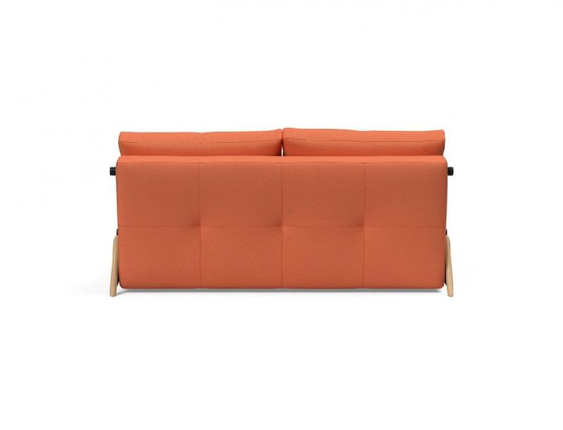 INNOVATION LIVING  CANAPÉ DESIGN CUBED WOOD 02 CONVERTIBLE LIT 200*160 CM TISSU ROUILLE ARGUS_3