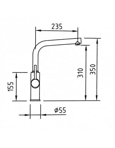 Osmoseur Osmodyn Slim-Pure - Extra-plat + Robinet 3 voies - Tube blindé - Stop fuite - 540 GPD_3