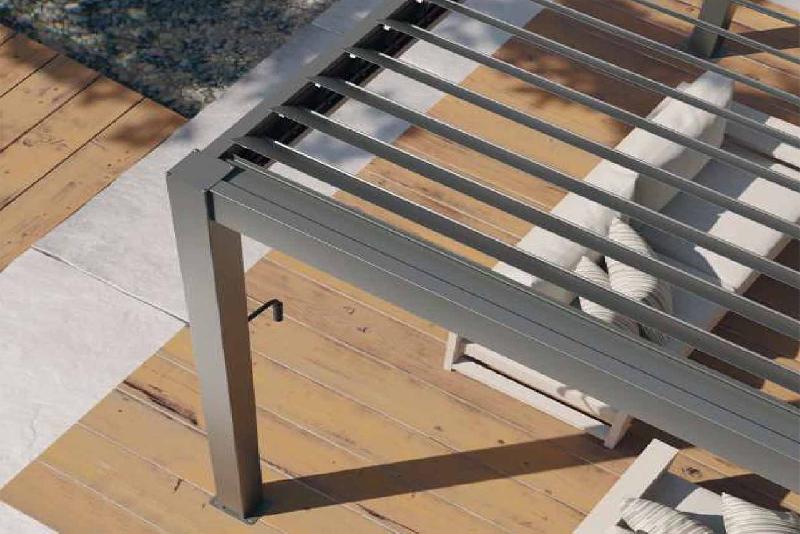 Pergola bioclimatique adossée éco - 3000 / 2000_3
