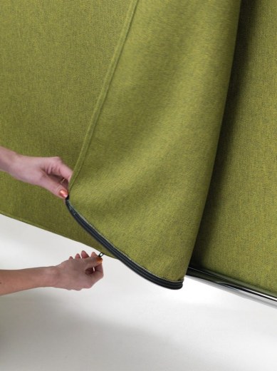 Cloison acoustique déhoussable CEPAGE - Référence 7980 FR133 - 136x200cm - Tissu amovible et lavable_3