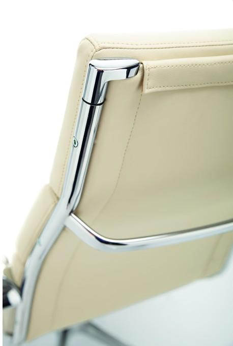 Fauteuil de direction cuir Dekora - Offisit. - cuir marron clair_3