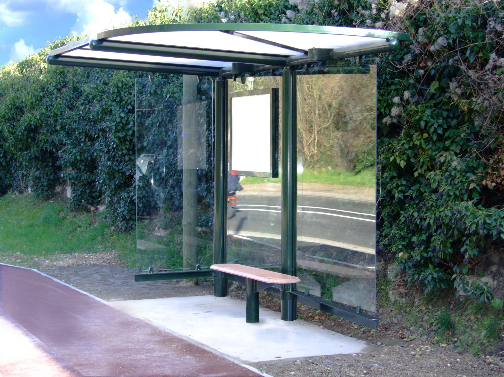 Abri bus design Héritage - 3 m - modulable, finition personnalisable et structure inspirée Art Nouveau_3