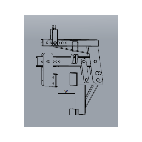 Pinces pour murs béton en l eichinger de 1 & 3 tonnes.  Référence 1568.2_3