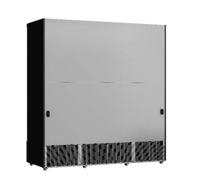 Réfrigérateur 3 portes en verre noir jde-1530r bl 7455.2235 COMBISTEEL_3