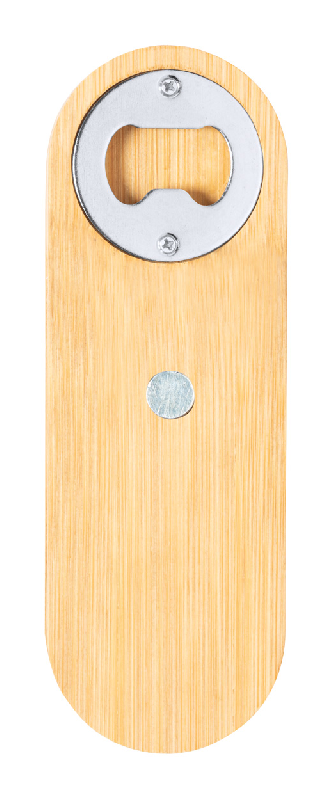 Ouvre-bouteille et tire-bouchon magnétiques en bambou - couleur naturelle_3