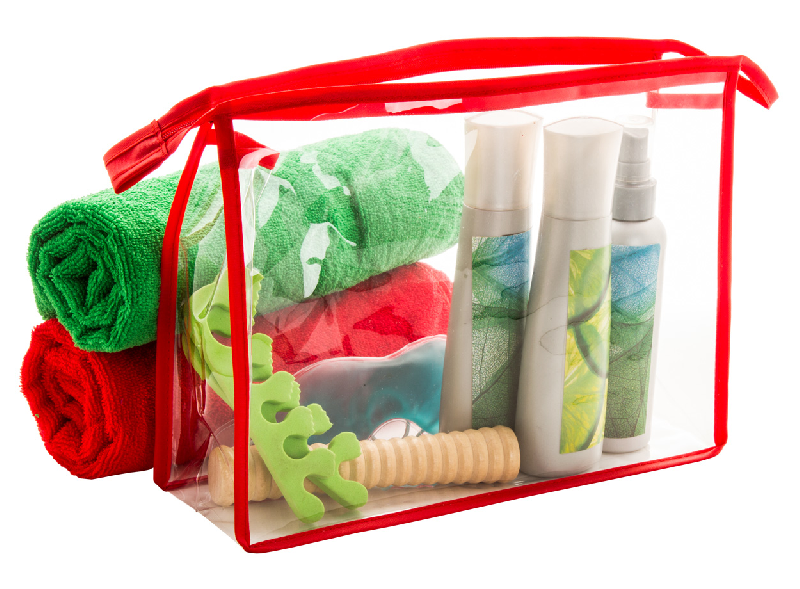 Trousse à maquillage - plastique transparent - zippée - 45 gr_3