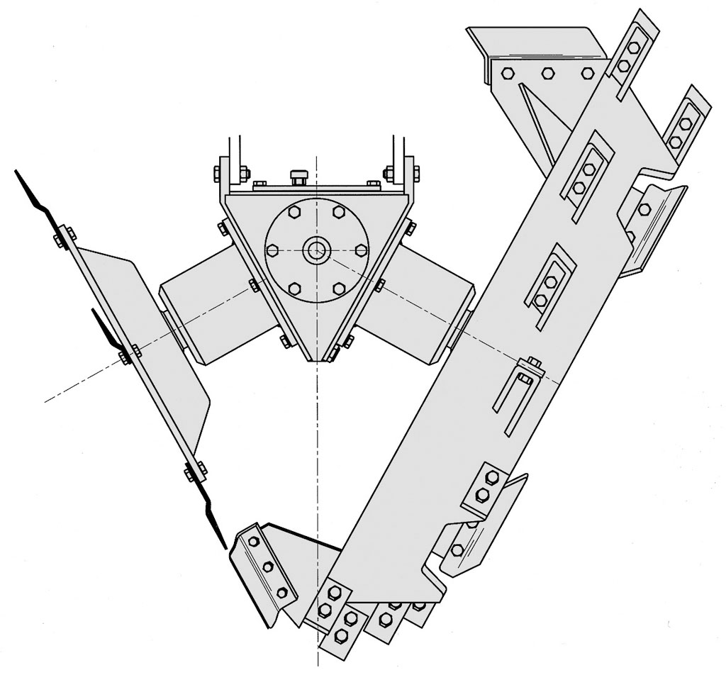 Cureuses de fossés et rigoleuses mono-biroue - dondi - vitesse d'avancement maximale jusqu'à 1.4 km/h_3