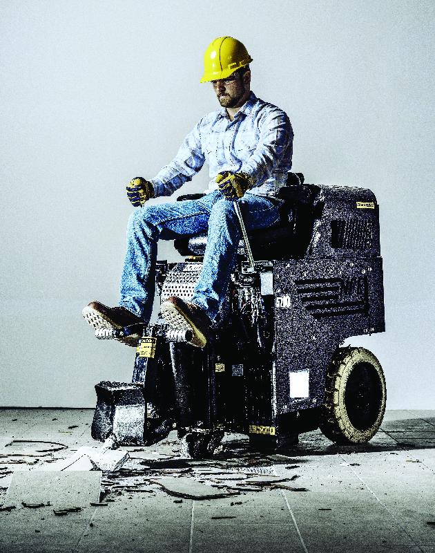 Décolleuses autotractées Romus - Pour dalles thermoplastiques, moquettes, PVC et plus_3