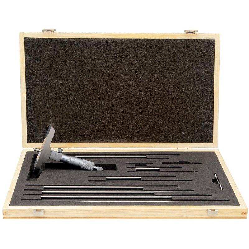 Micromètre de profondeur - 0-25 mm - Précision 0,01 mm - Pont de 100 mm_3
