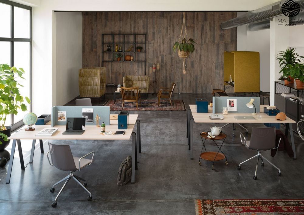 Yuno Office - Bureau open space design - Mahora - Plateau mélaminé - Création Andreas Krob_3