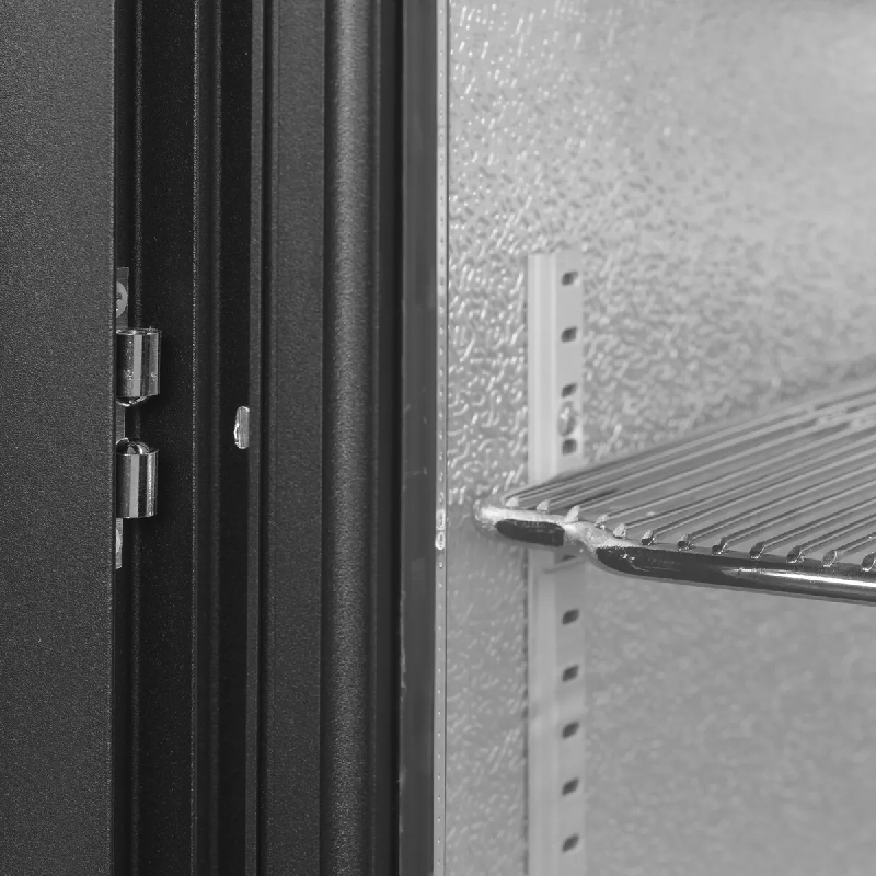 Arrière bar réfrigéré 3 portes BA31S-3 noir TEFCOLD_3