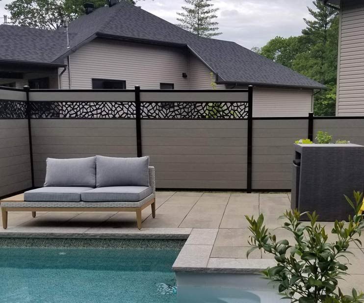 Clôture Ezfence Elite avec finition protectrice de 1.5mm d'épaisseur