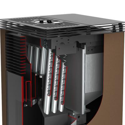 Système de chauffage sans électricité en pierre ollaire pour maison