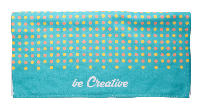 Serviette publicitaire - impression sublimation - 100% coton et microfibre - 400 gr/m²_3