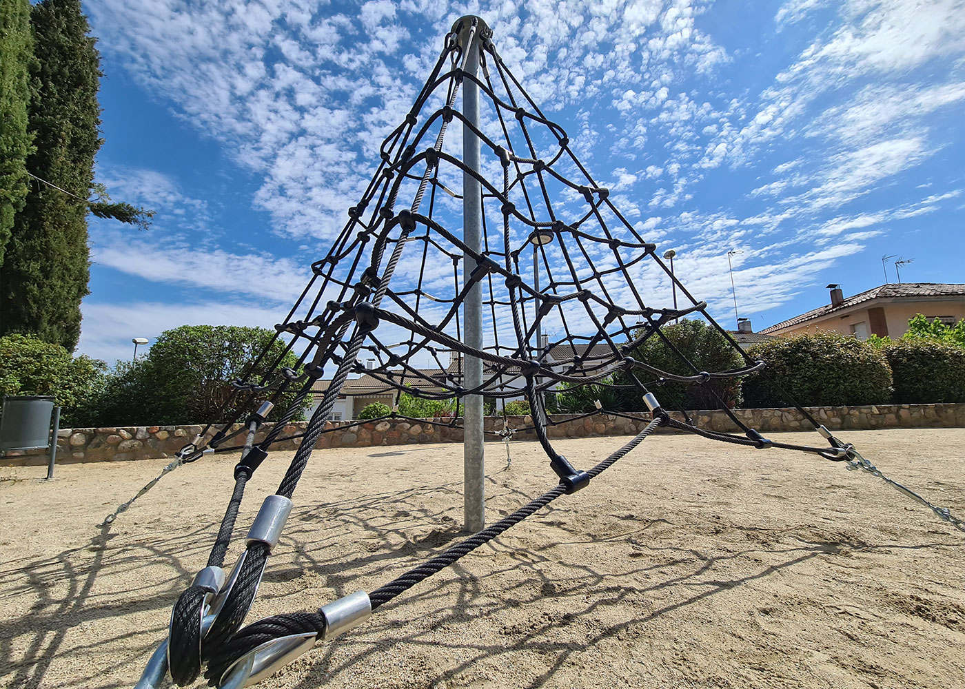 Filet tridimensionnel Metric 2,5 JPVRM25 - Structure en métal et corde anti-vandalisme_3