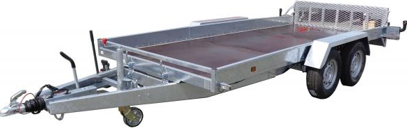 Remorque pour transport d’engins lourds jusqu’à 3.5 tonnes