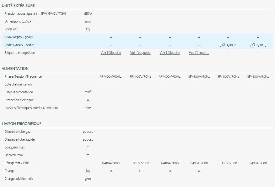 Xam - climatiseur professionnel Airwell - haute pression statique avec détendeur électronique pour application tertiaire_3