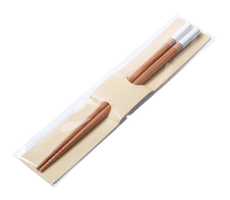 Baguettes en bambou - lot de 2 pièces - couleur naturelle - 11g_3