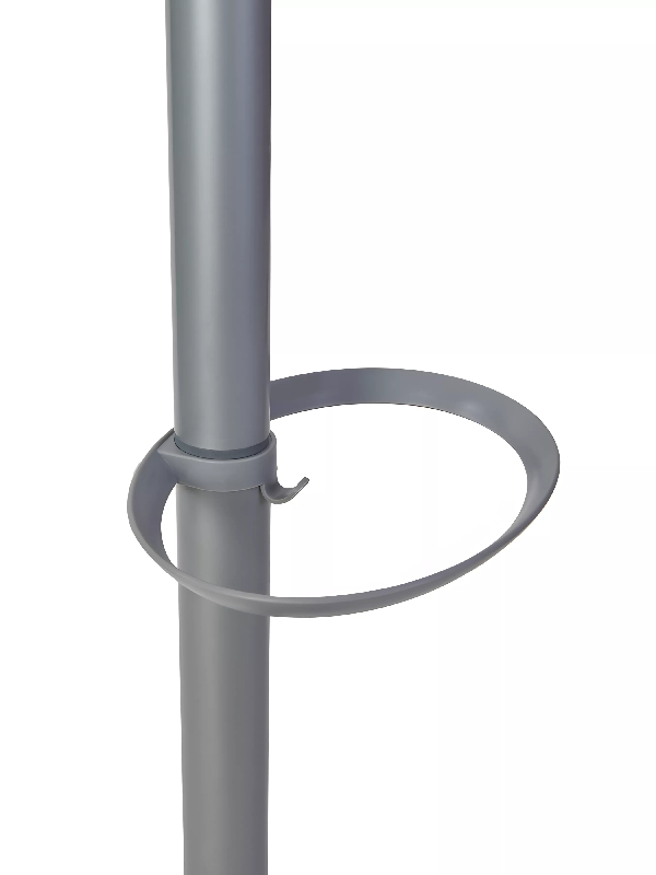 Porte manteau design gris clair & bois clair FESTY_3