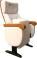 Fauteuil pour salle de spectacle avec une structure en acier et un retour à bord verni - Principe w - ezcaray_3