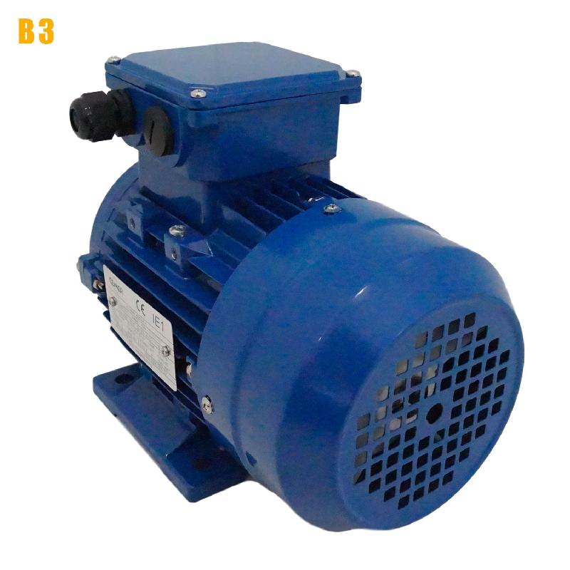 Moteur électrique triphasé Cemer MS 230/400V - 4 kW - 1500 tr/min - Bride B3 - Aluminium IP55_3