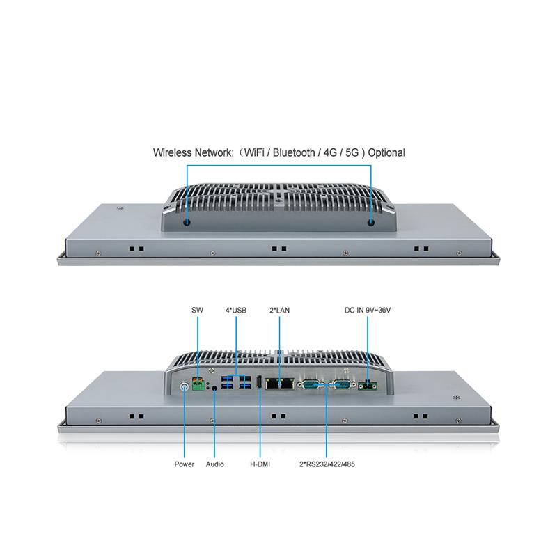 Panel PC industriel fanless 18,5 pouces Full HD - EVI-185WAC - Intel Core i3/i5/i7 Whiskey Lake/Comet Lake_3