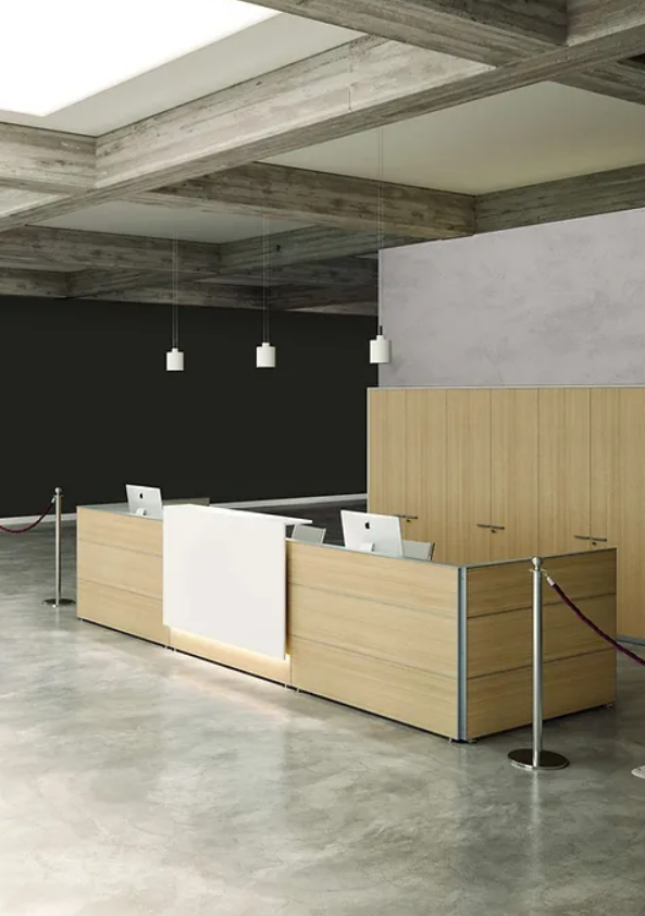 Banque d'accueil classique et fonctionnelle pour espaces professionnels_3