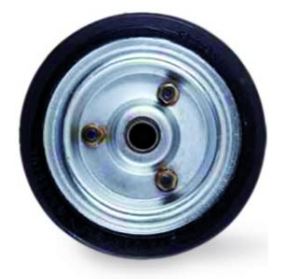 Chariot plateforme à 2 dossiers - capacité 600 kg - roues anti-acide et non marquantes_3