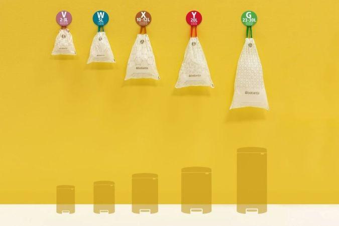Sacs poubelle PerfectFit Brabantia - Pour newIcon, Code W (5 litres), Rouleau de 10 sacs_3