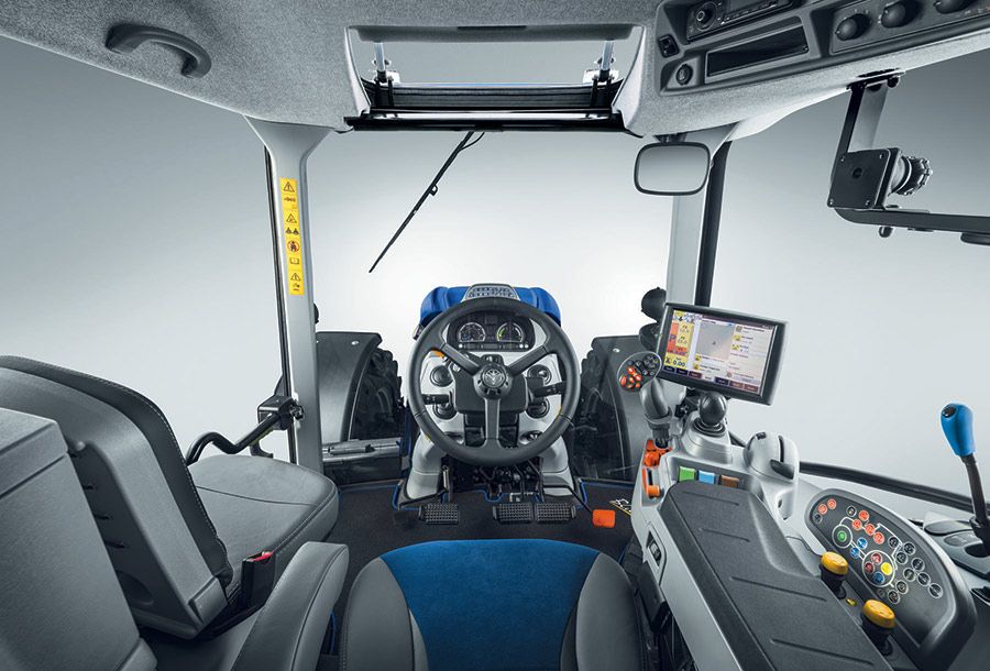 T5.130 Auto Command Tracteur Agricole - New Holland - Puissance Maxi 96/130 kW/Ch - Transmission à variation continue_3