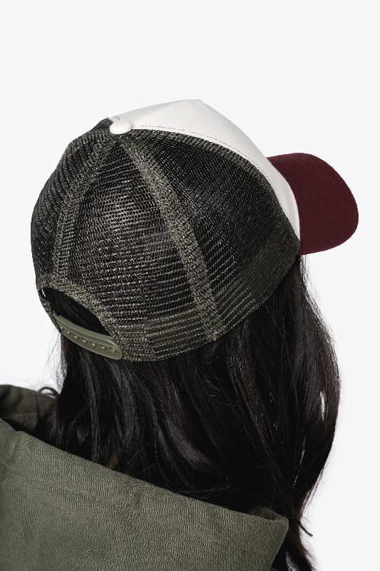 Casquette trucker écoresponsable 5 panneaux unisexe - Native Spirit - Réf: NS035 - coton biologique et polyester recyclé_3