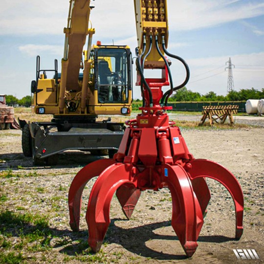 Grappin à ferraille Série GMPVT P - vérins verticaux - pour pelles hydrauliques lourdes 15 à 27 tonnes_3