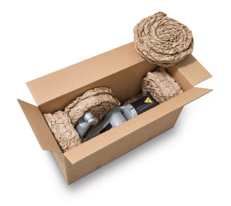 Papier froissé pour machine Paper+ Track - 252168 – 400 mm x 7000 m - Recyclé brun_3