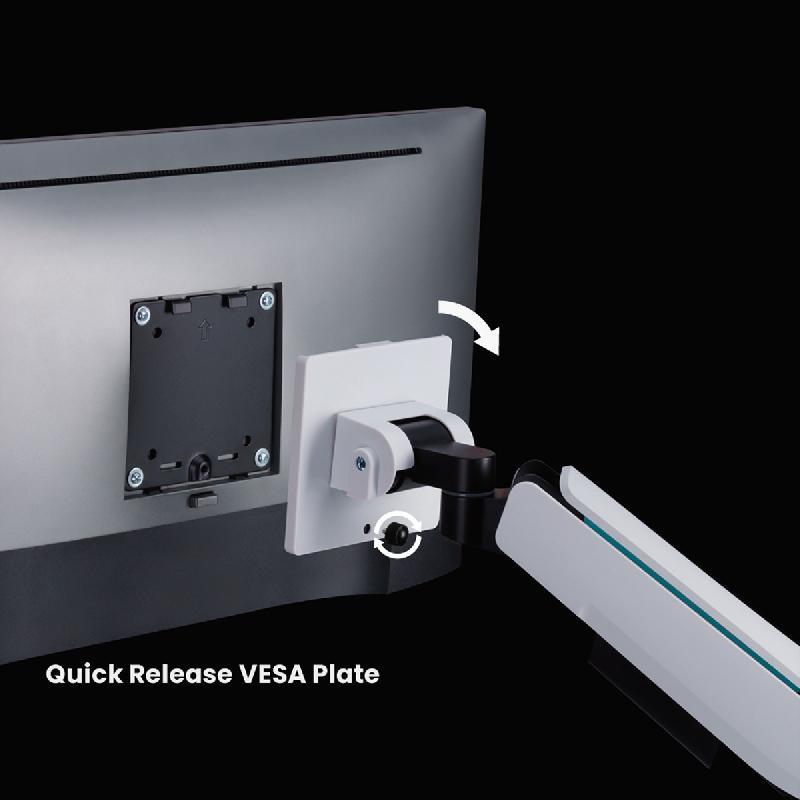 ROLINE Support double LCD à gaz, 5 axes de rotation, max. 20 kg_3