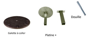 Balise de renforcement permanent pour parking, en polyéthylène soufflé, de couleur - Type J - STI Balisage routier_3