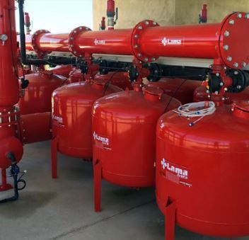 Système de filtration à sable volcanique avec nettoyage automatique possible