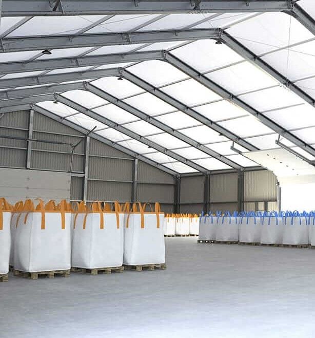 Hangar démontable pré-construit et standardisé, adapté aux besoins temporaires ou permanents, en conformité avec la réglementation ICPE - Nextensia_3