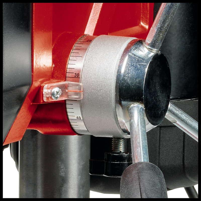 Perceuse à colonne TE-BD 550 E - 450W - Table de perçage inclinable - Réglage continu de la vitesse_3