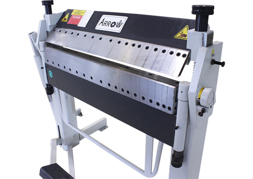 Plieuse à tablier manuelle ARROW - Modèle PMA 2020x1.2 - Lames segmentées, pliage 135°, capacité 1,2 mm acier_3