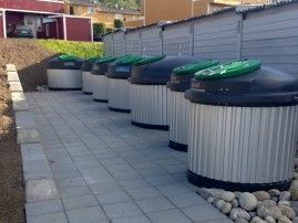 Semiq 1.5 - borne d'apport volontaire - elkoplast - volume 1.5m3_3